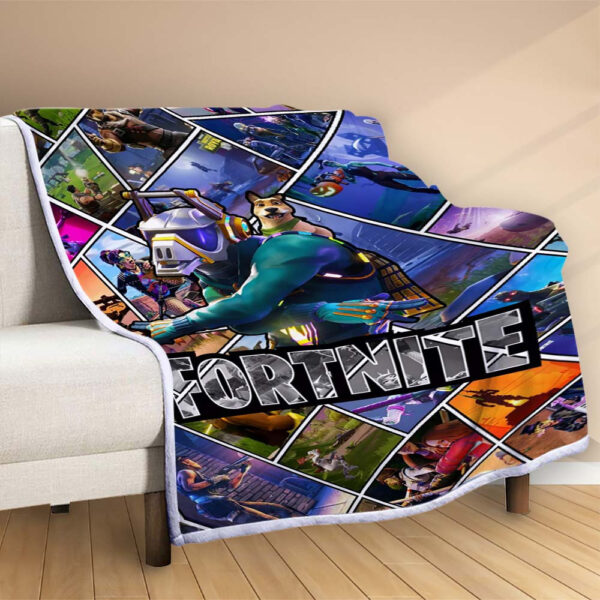 Plaid Personnages Fortnite 1006 Couverture Polaire Plaid Canapé – Image 2