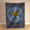 Plaid Leicester City Football Club 10 Couverture Polaire Plaid Canapé