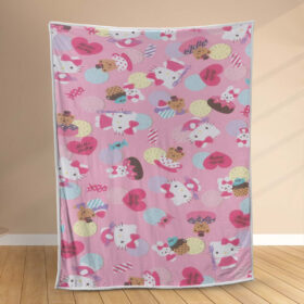 Plaid Hello Kitty 1002 Couverture Polaire Plaid Canapé