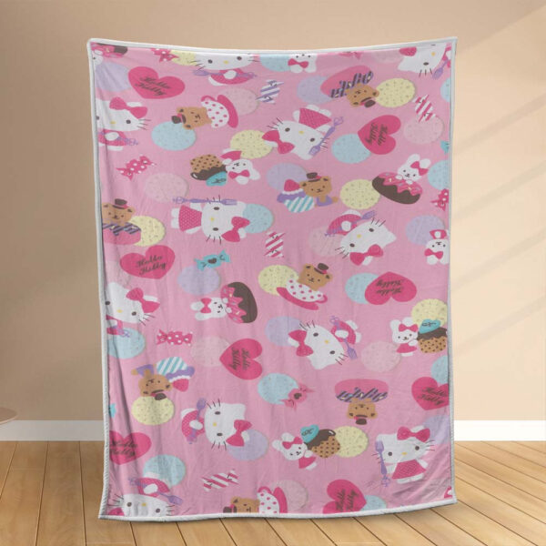 Plaid Hello Kitty 1002 Couverture Polaire Plaid Canapé