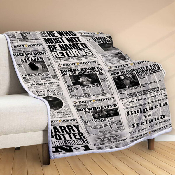 Plaid Harry Potter 9 Couverture Polaire Plaid Canapé – Image 2