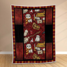 Plaid Chouette Harry Potter_1 Couverture Polaire Plaid Canapé