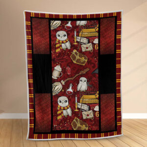 Plaid Chouette Harry Potter_1 Couverture Polaire Plaid Canapé