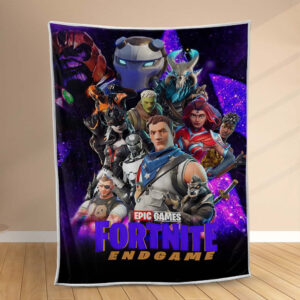Plaid Fortnite Endgame Couverture Polaire Plaid Canapé