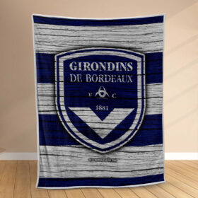 Plaid Girondins de Bordeaux 5 Couverture Polaire Plaid Canapé