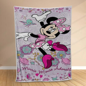 Plaid Minnie Couverture Polaire Plaid Canapé