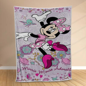 Plaid Minnie Couverture Polaire Plaid Canapé