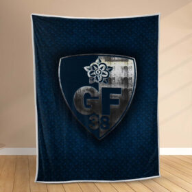 Plaid GF 38 Grenoble Foot 38 FC 4 Couverture Polaire Plaid Canapé