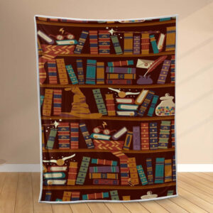 Plaid Bibliothèques Harry Potter Couverture Polaire Plaid Canapé