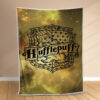Plaid Poufsouffle Harry Potter 1 Couverture Polaire Plaid Canapé