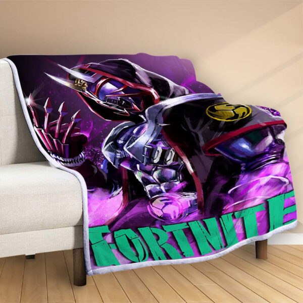 Plaid Fortnite Samouraï FN03 Couverture Polaire Plaid Canapé – Image 2