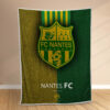 Plaid FC Nantes 8 Couverture Polaire Plaid Canapé
