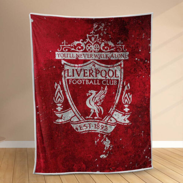 Plaid FC Liverpool 2 Couverture Polaire Plaid Canapé