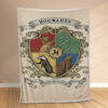 Plaid École de Poudlard Harry Potter 8 Couverture Polaire Plaid Canapé