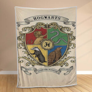 Plaid École de Poudlard Harry Potter 8 Couverture Polaire Plaid Canapé