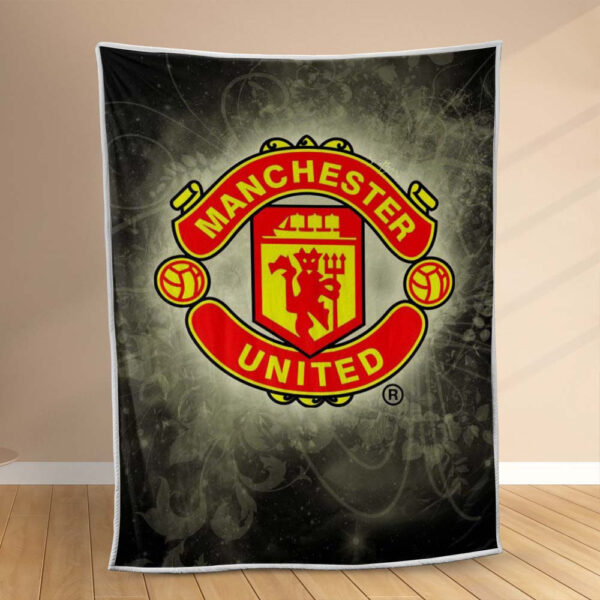 Plaid Manchester United MU FC 12 Couverture Polaire Plaid Canapé