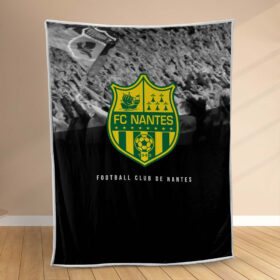 Plaid FC Nantes 7 Couverture Polaire Plaid Canapé