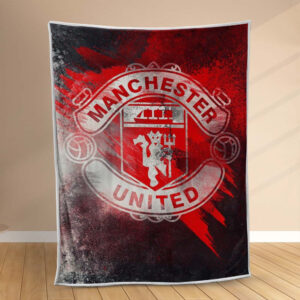 Plaid Manchester United MU FC 1 Couverture Polaire Plaid Canapé