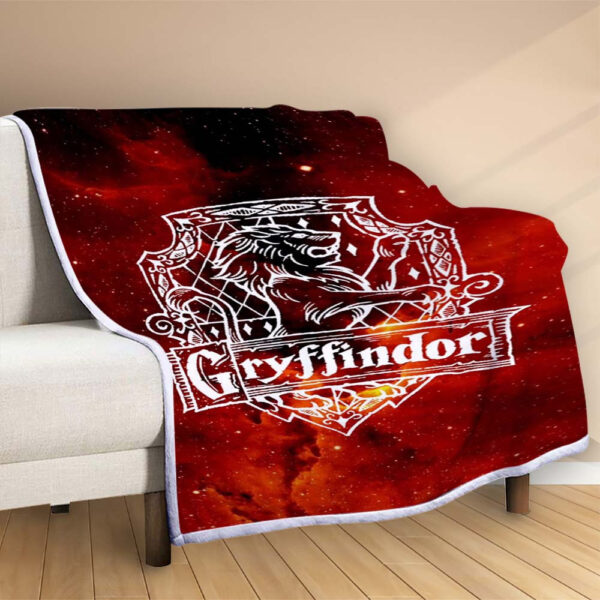 Plaid Gryffondor Harry Potter 1 Couverture Polaire Plaid Canapé – Image 2