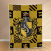 Plaid Poufsouffle Harry Potter 3 Couverture Polaire Plaid Canapé