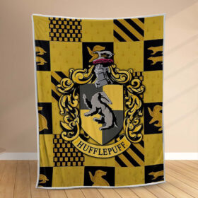 Plaid Poufsouffle Harry Potter 3 Couverture Polaire Plaid Canapé