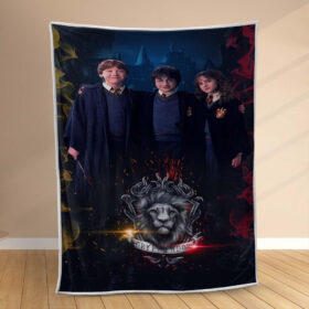 Plaid Personnages de Gryffondor Harry Potter Couverture Polaire Plaid Canapé
