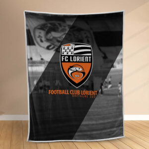 Plaid FC Lorient 5 Couverture Polaire Plaid Canapé