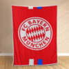 Plaid FC Bayern München FCB01 Couverture Polaire Plaid Canapé