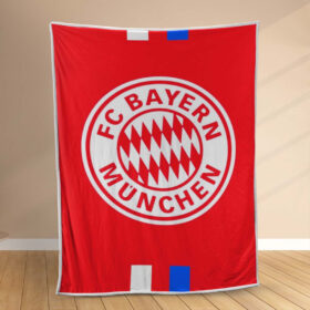 Plaid FC Bayern München FCB01 Couverture Polaire Plaid Canapé