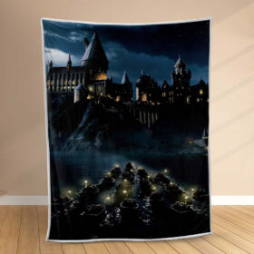 Plaid École Poudlard Harry Potter 5 Couverture Polaire Plaid Canapé