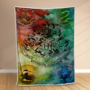 Plaid Harry Potter Poudlard 1 Couverture Polaire Plaid Canapé
