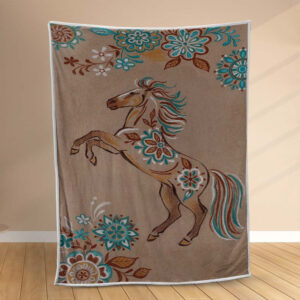 Plaid Cheval Animaux Couverture Polaire Plaid Canapé