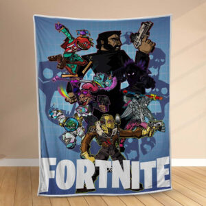 Plaid Salle de jeux Fortnite Couverture Polaire Plaid Canapé
