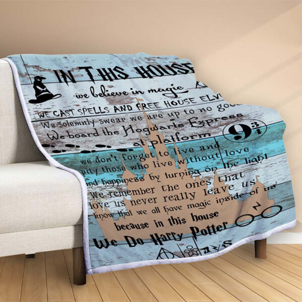 Plaid Harry Potter 12 Couverture Polaire Plaid Canapé – Image 2