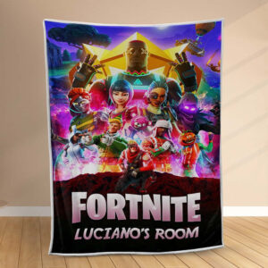 Plaid Fortnite Personnaliser la salle de jeu FN05 Couverture Polaire Plaid Canapé