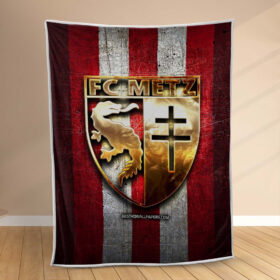 Plaid FC Metz 7 Couverture Polaire Plaid Canapé