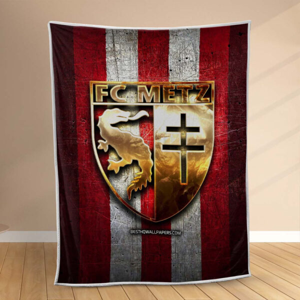 Plaid FC Metz 7 Couverture Polaire Plaid Canapé