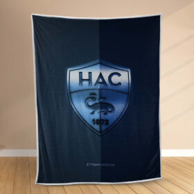 Plaid HAC Le Havre AC 1 Couverture Polaire Plaid Canapé
