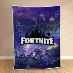 Plaid Fortnite Zombie FN01 Couverture Polaire Plaid Canapé
