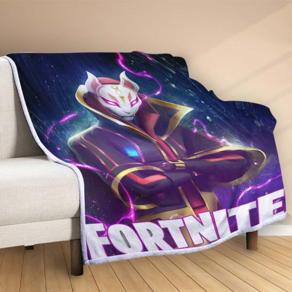 Plaid Dérive Fortnite FN04 Couverture Polaire Plaid Canapé – Image 2