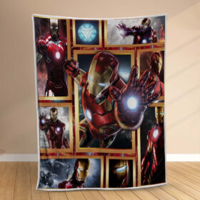 Plaid Ironman Avengers Marvel 1002 Couverture Polaire Plaid Canapé