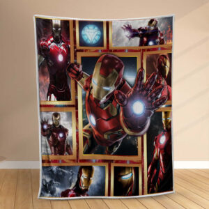 Plaid Ironman Avengers Marvel 1002 Couverture Polaire Plaid Canapé