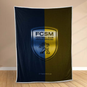 Plaid FSCM FC Sochaux-Montbéliard 1 Couverture Polaire Plaid Canapé
