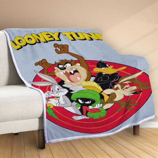 Plaid Looney Tunes Couverture Polaire Plaid Canapé – Image 2