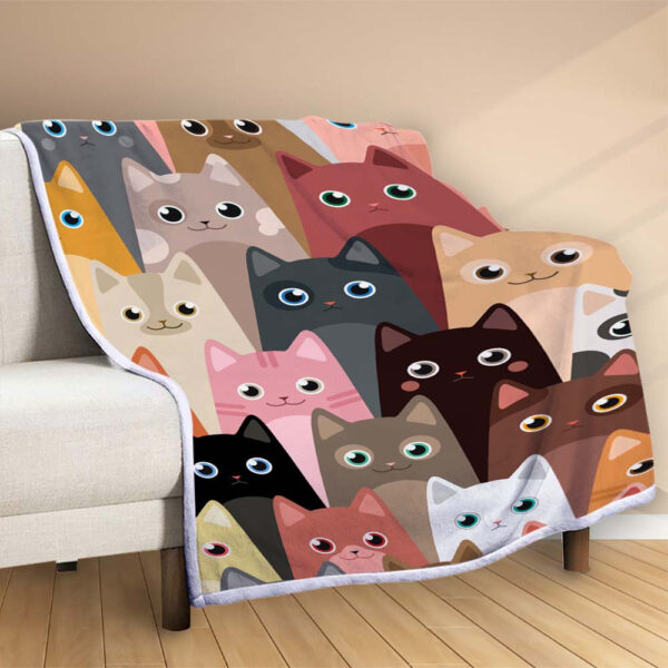 Plaid Chat marrant Couverture Polaire Plaid Canapé – Image 2