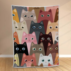 Plaid Chat marrant Couverture Polaire Plaid Canapé