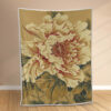 Plaid Floral Fleurs Couverture Polaire Plaid Canapé