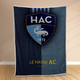 Plaid HAC Le Havre AC 2 Couverture Polaire Plaid Canapé