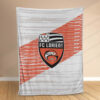 Plaid FC Lorient 2 Couverture Polaire Plaid Canapé