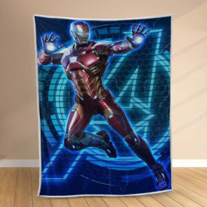 Plaid Ironman Avengers Marvel 1001 Couverture Polaire Plaid Canapé